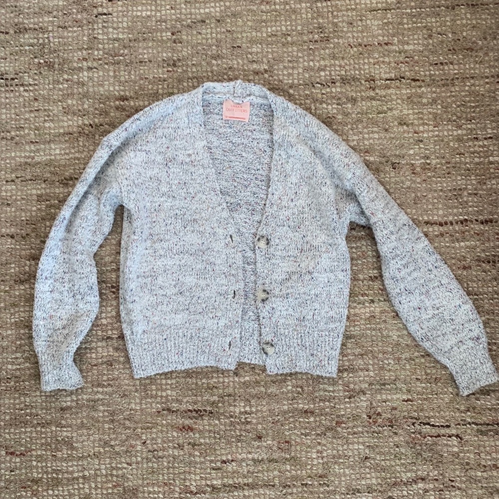 Urban Outfitters Thick Knitted Buttoned  Cardigan